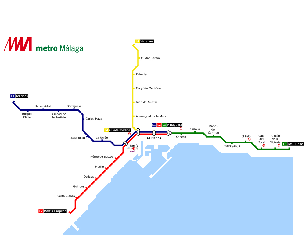 Cuanto cuesta el metro en malaga